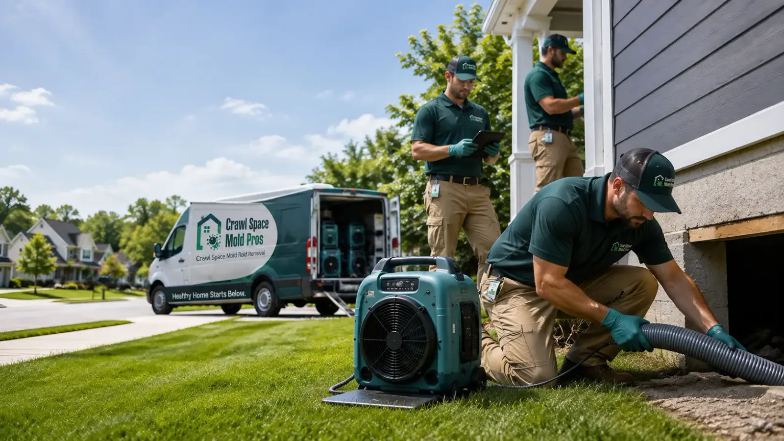 Crawl Space Mold Removal in Rea, MO